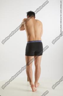 Yoshinaga Kuri Resting With Wooden Stick 05